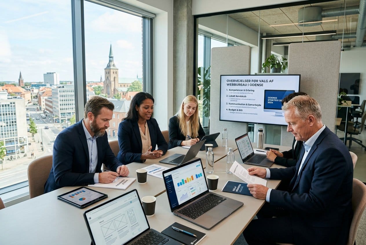 Overvejelser før du vælger webbureau i Odense